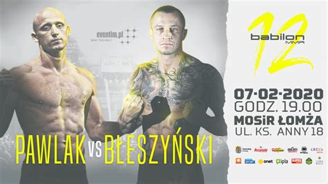 Babilon Mma Pawlak Vs B Eszy Ski Fight Pl Mma I K Ufc