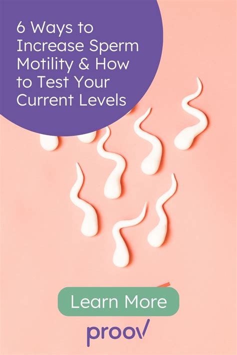 6 Ways To Increase Sperm Motility And How To Test Your Current Levels Sperm Health Male