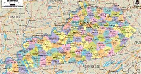 Largest Cities And Seats Of Every Kentucky County How Many Have You