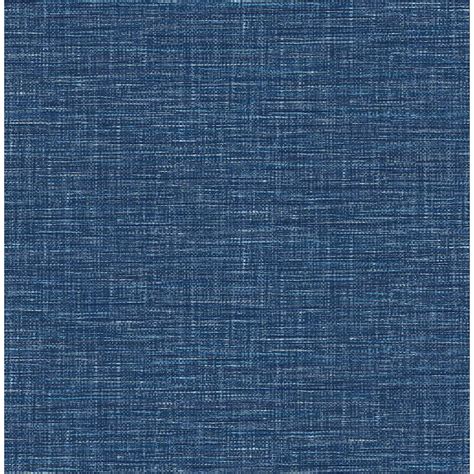 2903 24120 Exhale Dark Blue Faux Grasscloth Wallpaper By A Street Prints