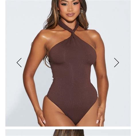 Naked Wardrobe Brown Piece Set Never Worn Depop