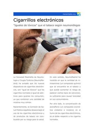 Cigarrillos Electronicos PDF Descarga Gratuita