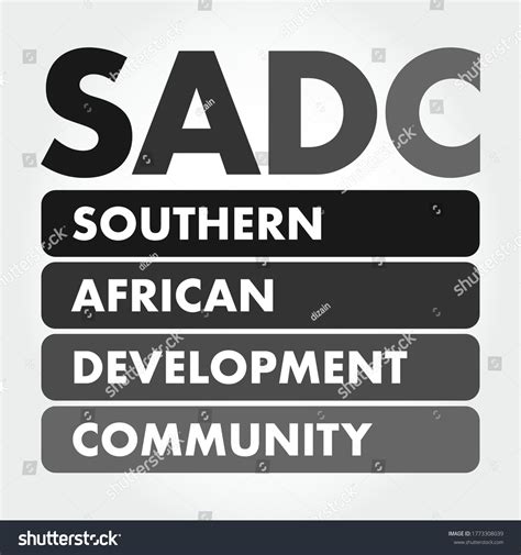 Sadc Southern African Development Community Royalty Free Stock