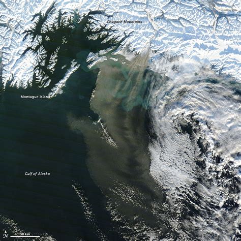 Dust Over The Gulf Of Alaska