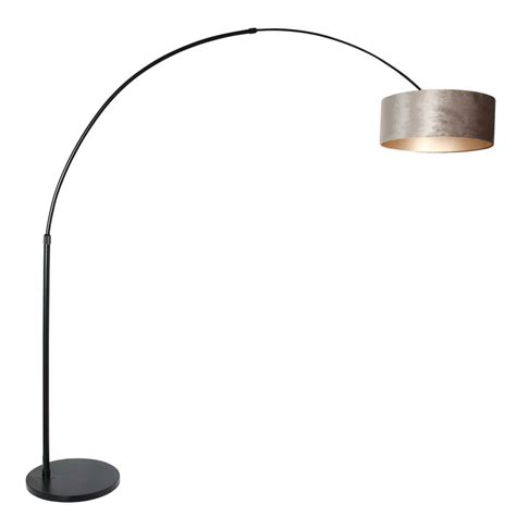 Sparkled Light Arc Floor Lamp Blacksilver Uk