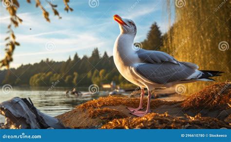 Exploring Seagull Feeding Behavior in the Wild with Canon M50 Stock ...