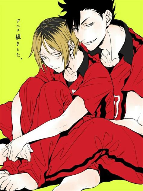 Toritsu Nekoma Koukou Kozume Kenma Kuroo Tetsuro Haikyuu Kuroken