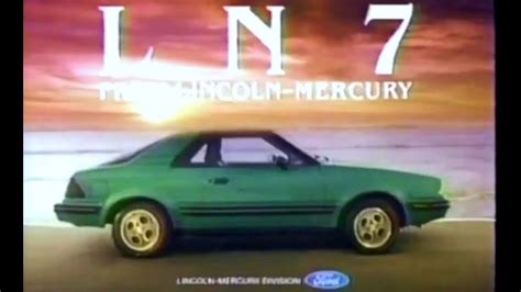 1982 Mercury Ln7 Commercial Youtube