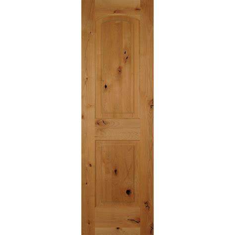 Krosswood Doors 24 In X 80 In 2 Panel Square Top Solid Wood Core