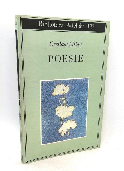 Poesie Czesław Miłosz