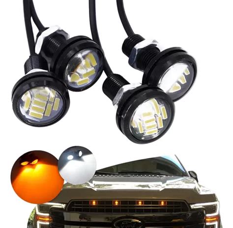 Kit 4 Led Grade Luz Âmbar Caminhonete Strada F250 Ranger S10 Frete grátis