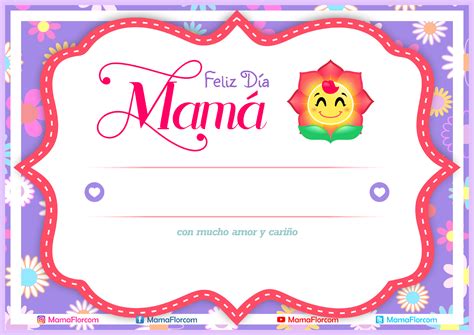 4 Modelos Tarjetas De Regalo Para Mamá Editables Gratis Para