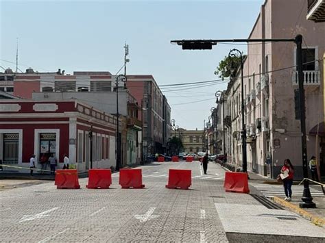 Estas calles del centro histórico de Veracruz continuarán cerradas a la