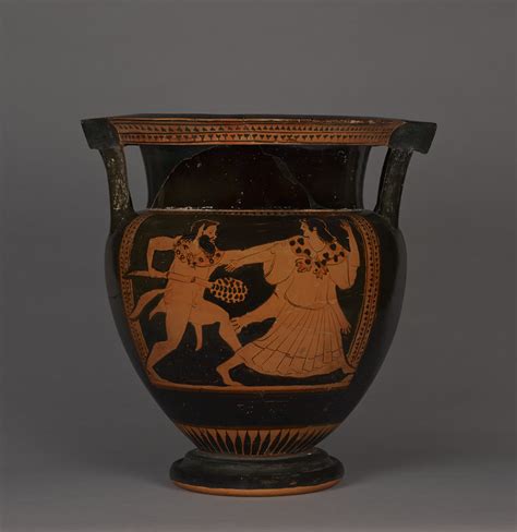 Attic Red Figure Column Krater Getty Museum