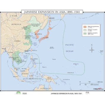 Universal Map World History Wall Maps Japanese Expansion In Asia