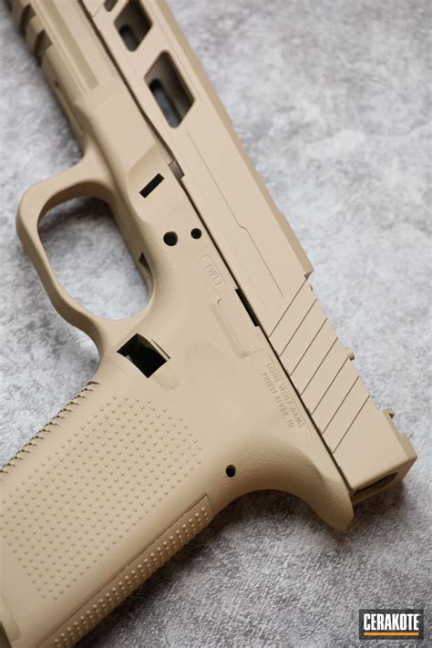 Glock Finished With A Desert Sand Finish Cerakote