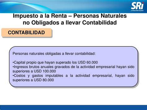 Ppt Impuesto A La Renta Personas Naturales Powerpoint Presentation