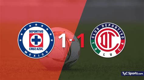 Cruz Azul Vs Toluca Fc En Vivo Seguí El Partido Minuto A Minuto Tyc Sports