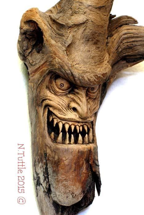 A Fiend Indeed By Psychosculptor On DeviantArt Wood Carving Art Wood