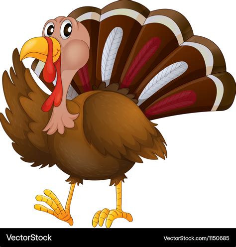 A Turkey Royalty Free Vector Image VectorStock