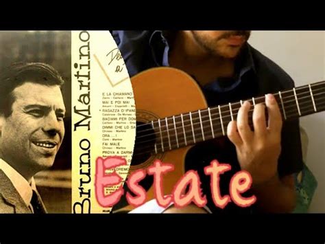 Estate Bruno Martino Guitar Solo Cover Jazz Chord Melody On Guitar