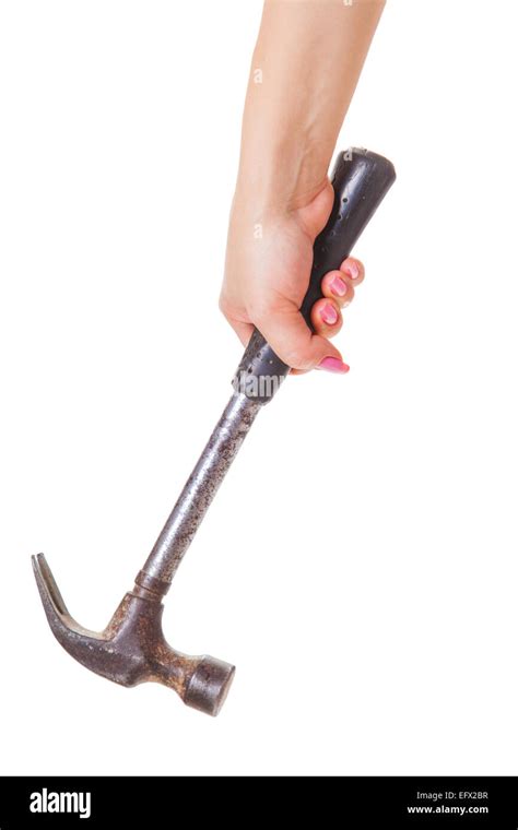 Hand Holding Hammer Hi Res Stock Photography And Images Alamy