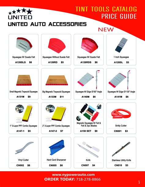 Window Film Tools United Auto Accessories