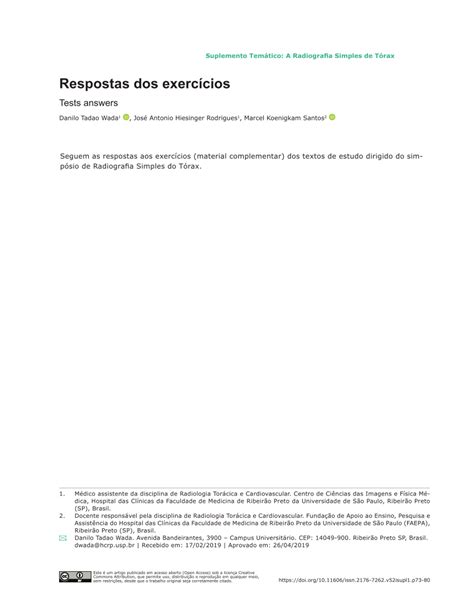 PDF Respostas dos exercícios