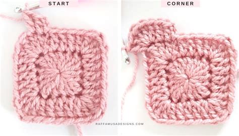 How To Crochet A Solid Square No Gaps With Video Tutorial Granny