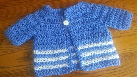 Simple Baby Sweater Crochet Project YouTube