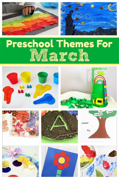 March Preschool Themes - Where Imagination Grows