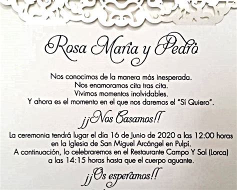 🧡 80 Ideas Originales De Textos Para Invitaciones De Bodas