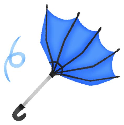 umbrella inside out | Free Clipart Illustrations | Japaclip