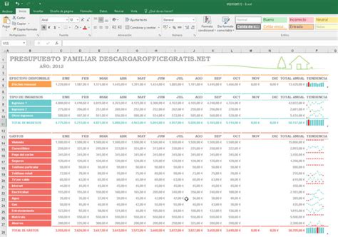 Plantilla Excel Para Presupuesto Del Hogar PlantillasOffice Net