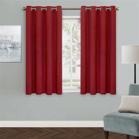 Amazon MYSKY HOME Red Blackout Curtains For Bedroom Grommet Room