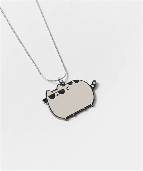 Cool Pusheen Necklace Hey Chickadee