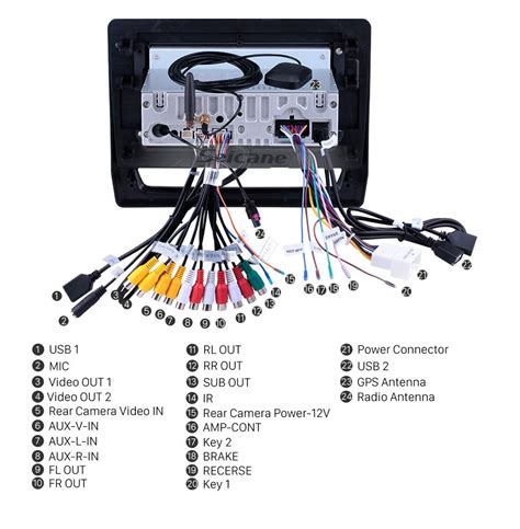 Mitsubishi Asx Touchscreen Car Radio With Bluetooth