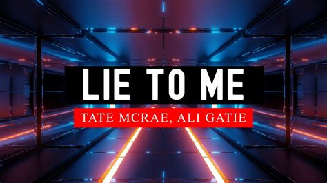 Tate Mcrae Ali Gatie Lie To Me Vj Video Background Stock Video