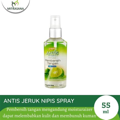 Jual Antis Hand Sanitizer Jeruk Nipis Spray Ml Indonesia Shopee