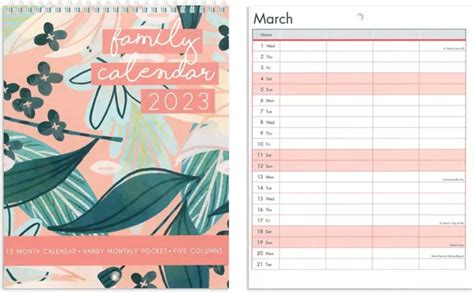 Planificateur De Calendrier D Organisateur Familial Avec Pratique