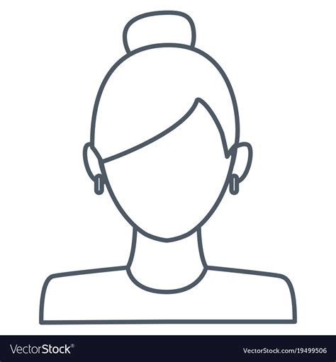 Woman Avatar Profile Royalty Free Vector Image