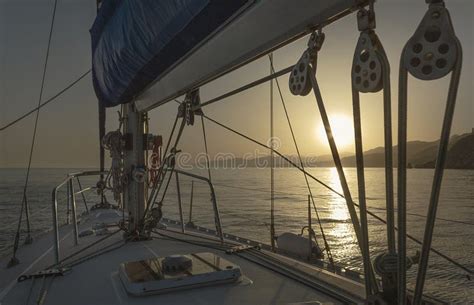 Sailing in the Mediterranean Stock Photo - Image of boat, holiday: 136980712