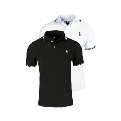 Kit Camisas Gola Polo Masculina Original Gola Alta Algod O