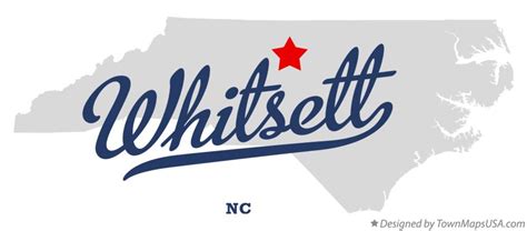 Map of Whitsett, NC, North Carolina