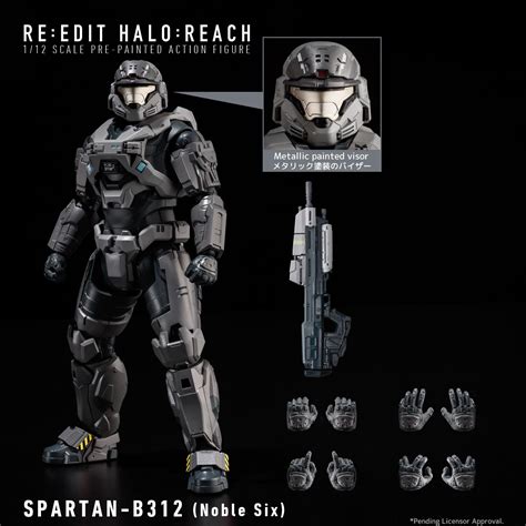 Re：edit 112 Scale Spartan B312 Noble Six 『haloreach』 アクションフィギュア アキバのエックス通販本部