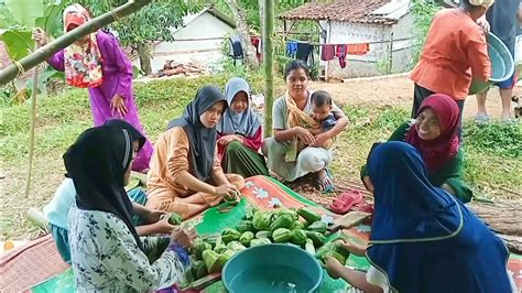 Suasana Persiapan Hajatan Di Kampung Peloksok Jawabarat Youtube