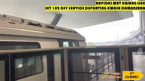 RapidKL MRT Kajang LineSiemens Inspiro Set 102 Off Service