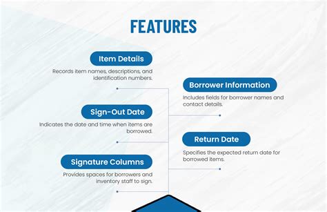 Inventory Sign Out Sheet Template in Google Docs, Google Sheets, Pages, Word, Excel, Apple ...