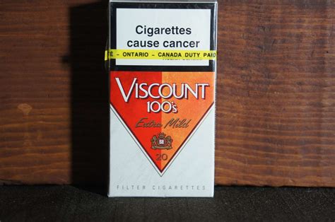 Viscount S Cigarette Extra Mild Hard Pack By Benson Hedges Quebec