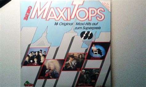 Dino Maxi Tops Doppel LP Sandra Glenn Frey Lee Aaron OMD Round One